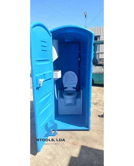 WC Portátil Casa de Banho Móvel Lava-Mãos Ligação Ao Esgoto