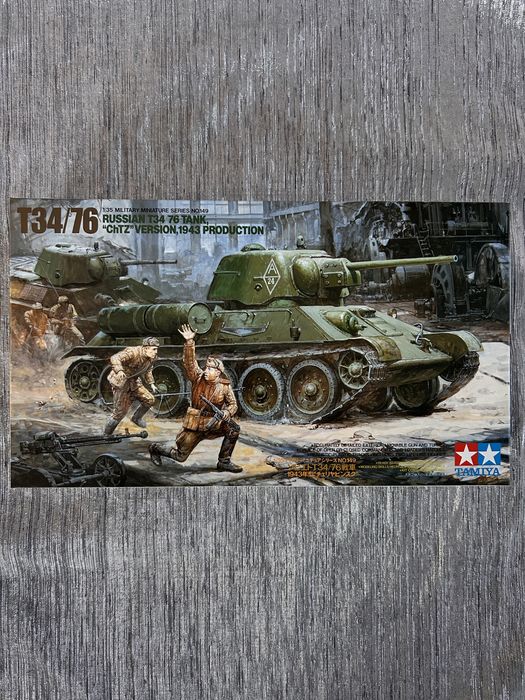 Czołg T34/76 model do sklejenia Tamiya 35149