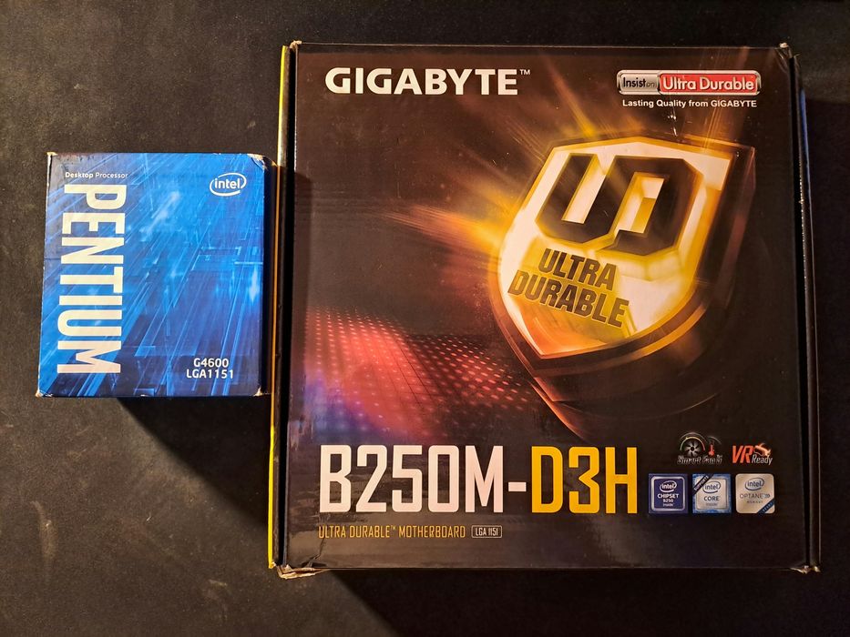 Corsair CX650M / Pentium G4600 / Gigabyte B250-D3H /DeepCool Tesseract