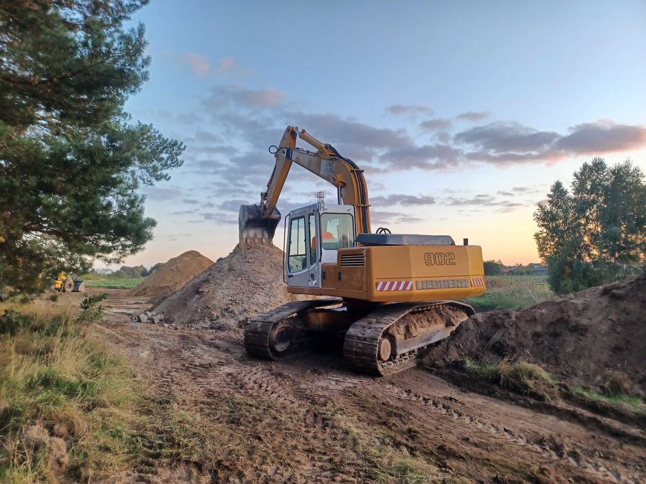 Koparko ladowarka , koparka ,równiarka ,kruszywa