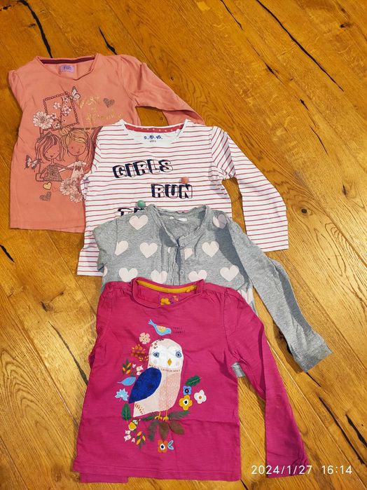 Paka ubrań dla dziewczynki/ Ubranka dla dziewczynki 98-110