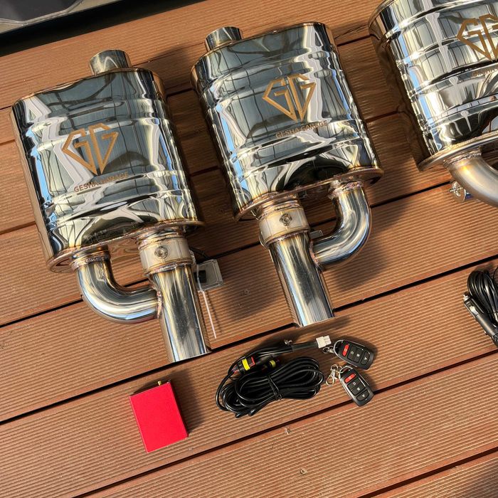 НОВА електрична вакуумна заслонка на вихлопну систему в наявності