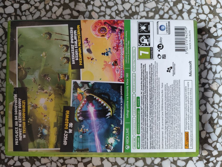 Rayman Legends PL Xbox 360