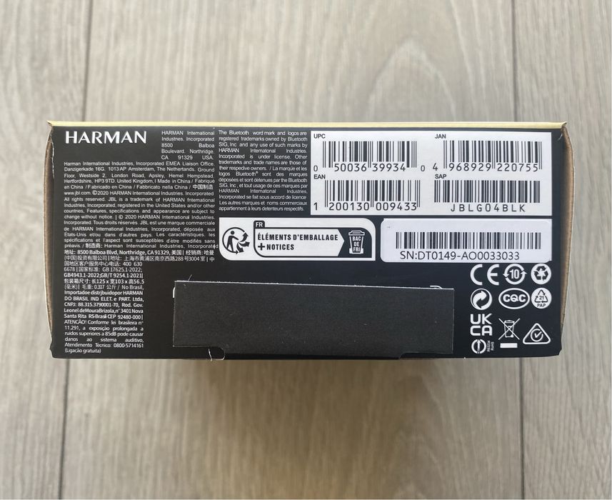 Nowy Głośnik Przenośny Bluetooth JBL Go4 Czarny Okazja