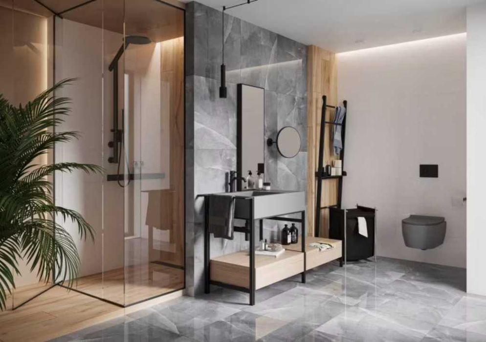 Gres mrozoodporny Will 60x60 cm silver 1,44 m2 POLER szary Will silver