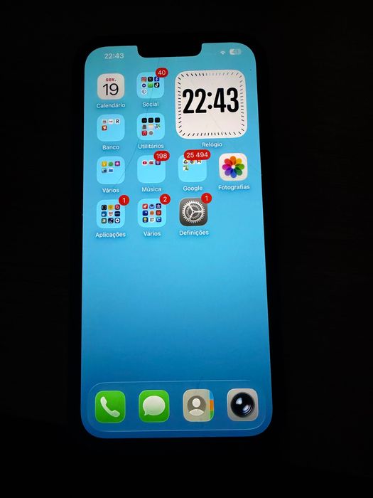 IPhone 13 Pro Max 128g traseira estalada