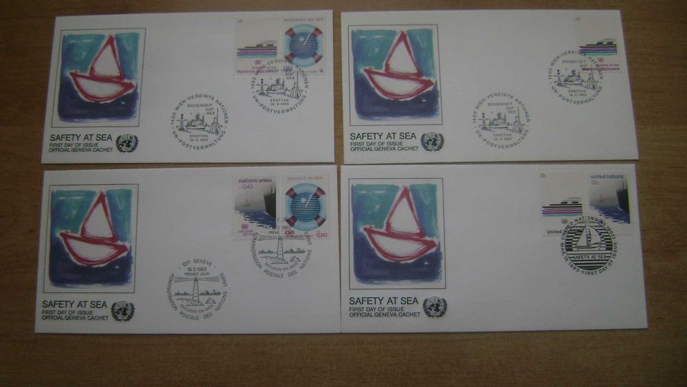 Znaczki pocztowe - Koperty FDC zagraniczne 28 sztuk