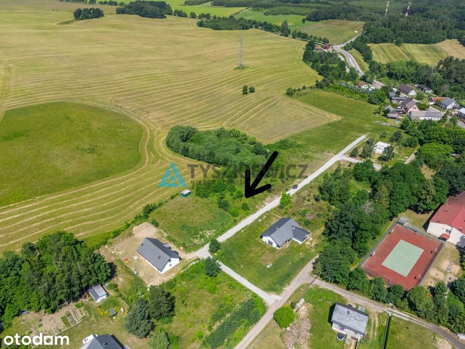 Atrakcyjna działka na pojezierzu kaszubskim