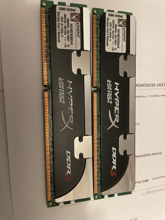 Kingston DDR3 8GB (2x4) HyperX 1600Mhz