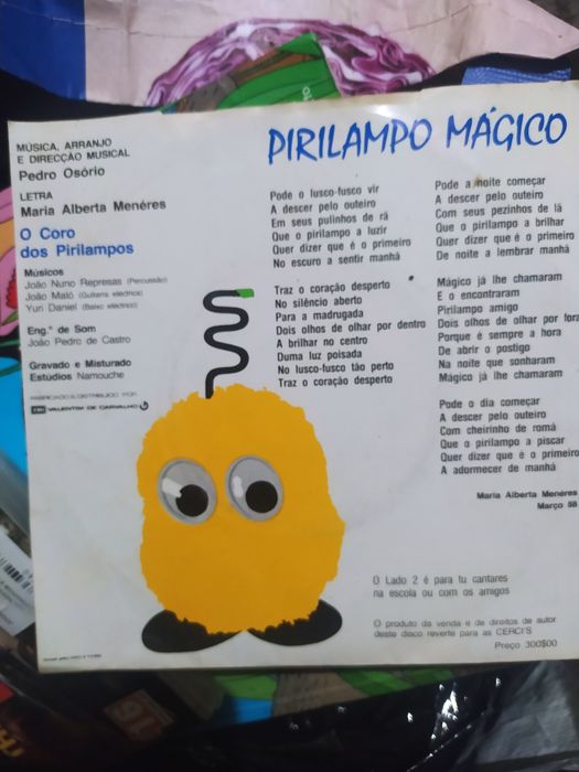 Pirilampo mágico 1988 vinil musica - portes CTT grátis