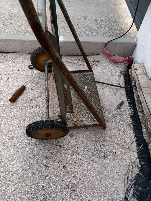 Porta Garrafas Gás Maçarico Oficina Carrinho