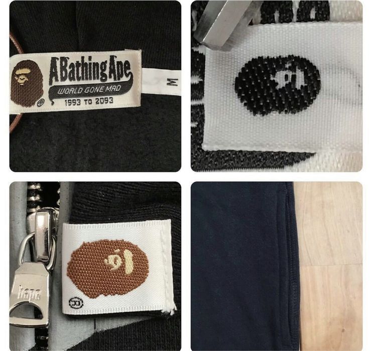 Bape zip hoodie