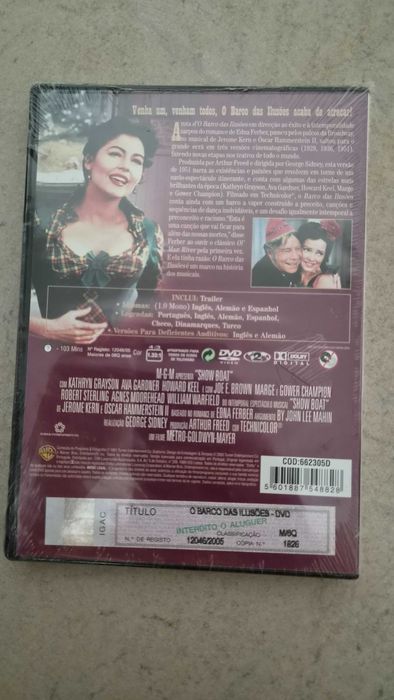 O Barco das Ilusões DVD (selado)