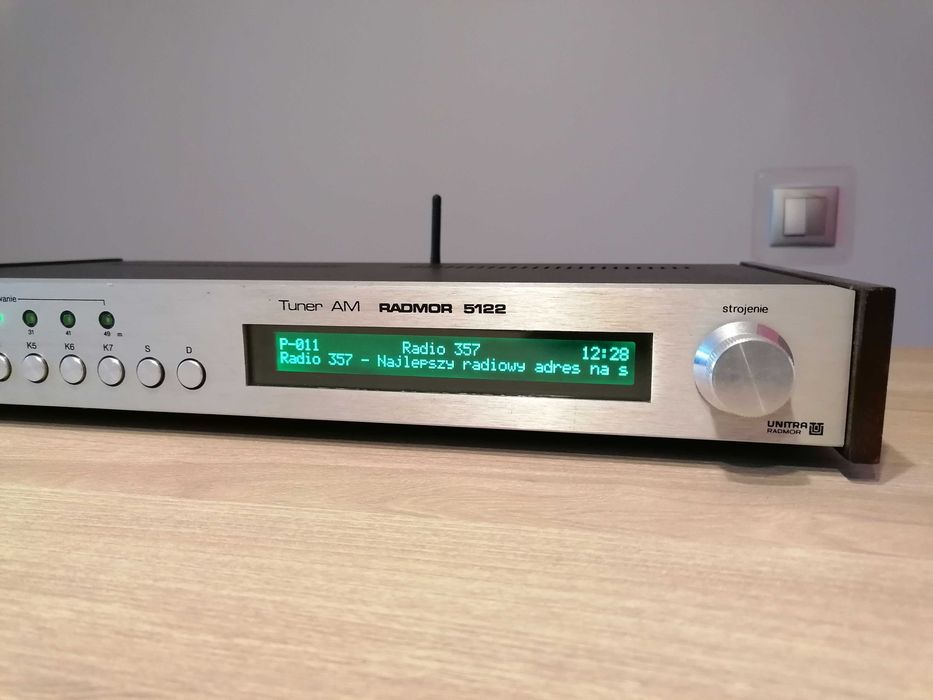 Unitra Radmor 5122 - Tuner Internetowy (klaw. dotyk, Pilot, Timer, gn. 230V)