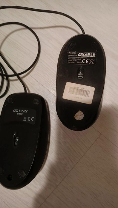 Retro myszki Actina 3000 i 4World Tuscani Mini