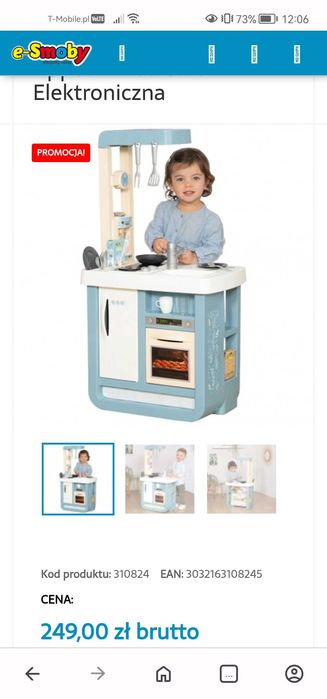 Zabawkowa kuchnia smoby