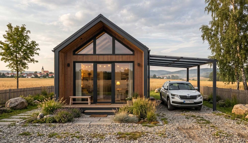 Nowoczesny Dom Modułowy 42,75 m² – DOSTĘPNY OD RĘKI.