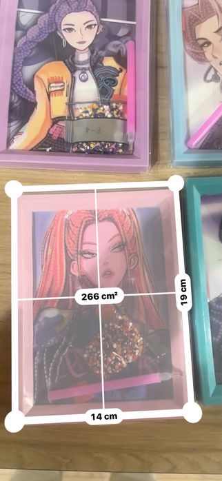 Zestaw diamond painting Kpop Demon Hunters wyklejanka diamentowa