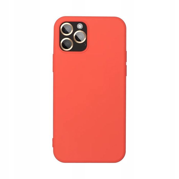 Etui Futerał SILICONE do IPHONE 14 brzoskwiniowy