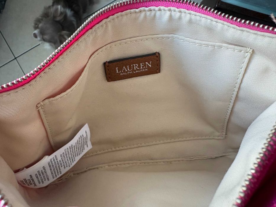 Lauren Ralph Lauren LANDYN - torba na ramię fuksja