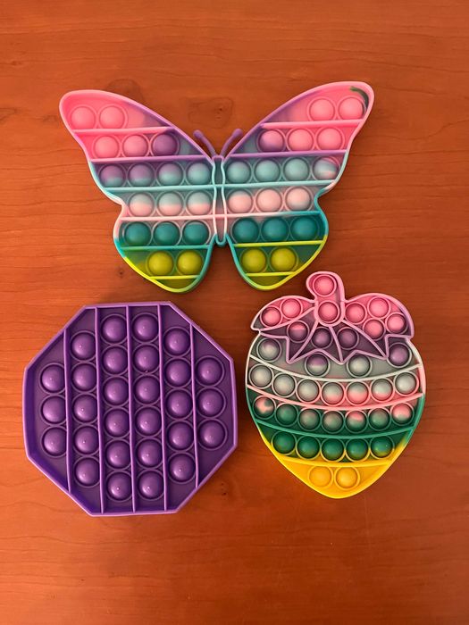 Pop It - Borboleta, Morango e Octogono