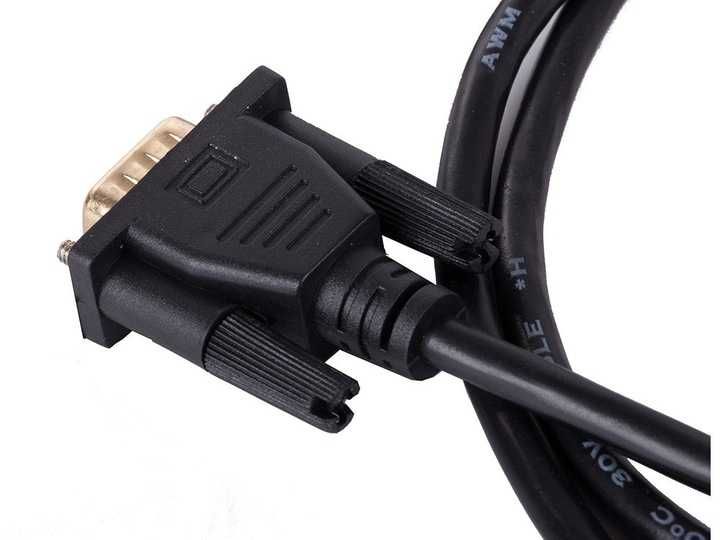 KABEL VGA - HDMI 2M GOLD FULL HD D-SUB PRZEWÓD nowy zapakowany starowa
