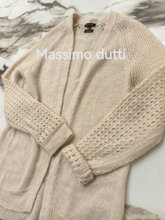 Massimo dutti kardigan moher wełna
