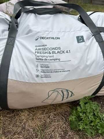Namiot Quechua Air Seconds 4.1 Fresh & Black 4-osobowy – nowy