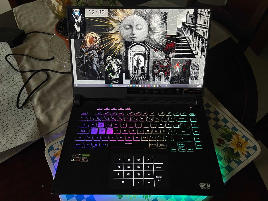 ROG STRIX Asus, Ryzen 9 5900HX, RTX 3070, 32Gb RAM