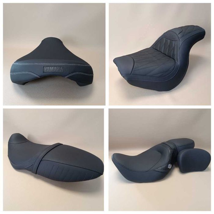 Перетяжка, ремонт мото сидений, скутер, чоппер, крузер, ретро и т.д.