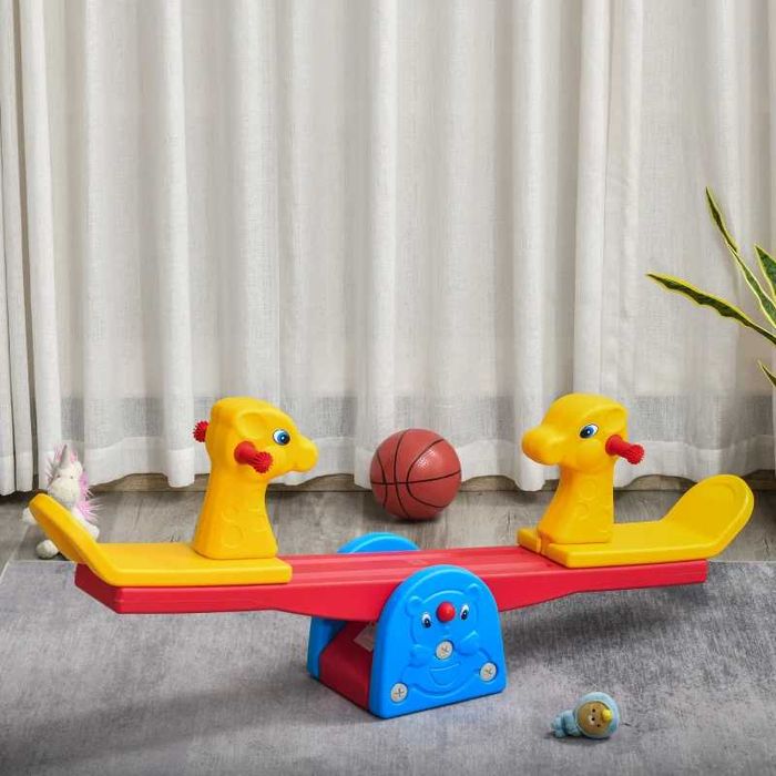 Baloiço Infantil em Forma de Girafa para Interior e Exterior (NOVO)