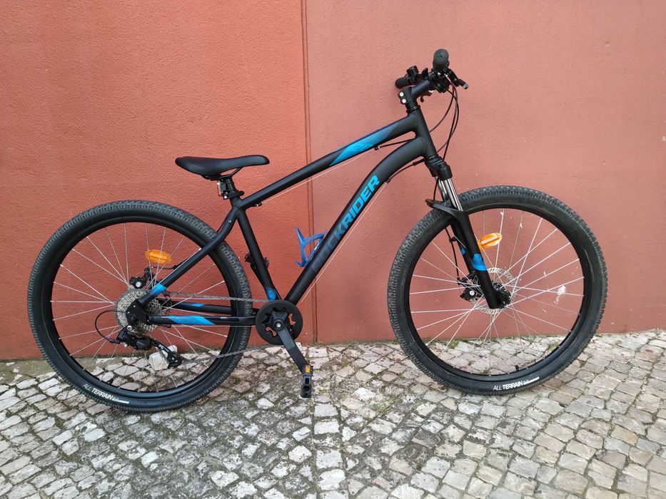 Btwin Rockrider ST120, L, 27,5 (cinza e azul)