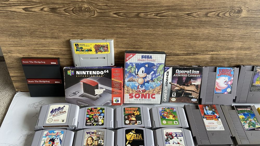 Jogos e acessórios Nintendo 64, Sega, NES