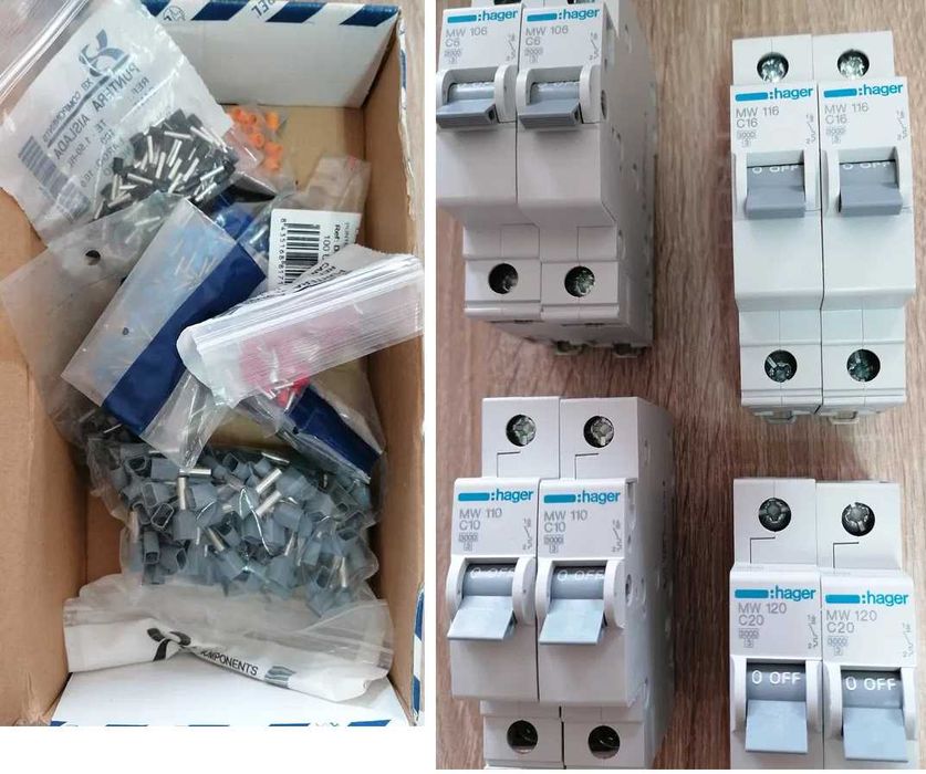 Vendo ou troco, material de eletricista / eletricidade