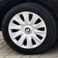 4 Jantes Ferro BMW originais com tampoes