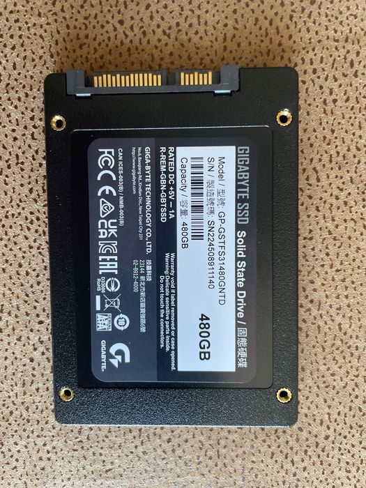 Ssd  Gigabyte 480