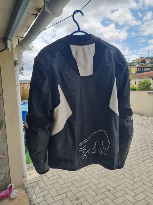 Casaca motard  em pele Furygan