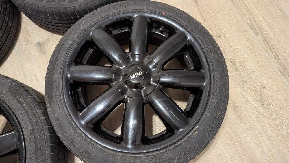 Диски Mini 17 дюймів чорні Cooper Clubman оригінальні + шини 205\45