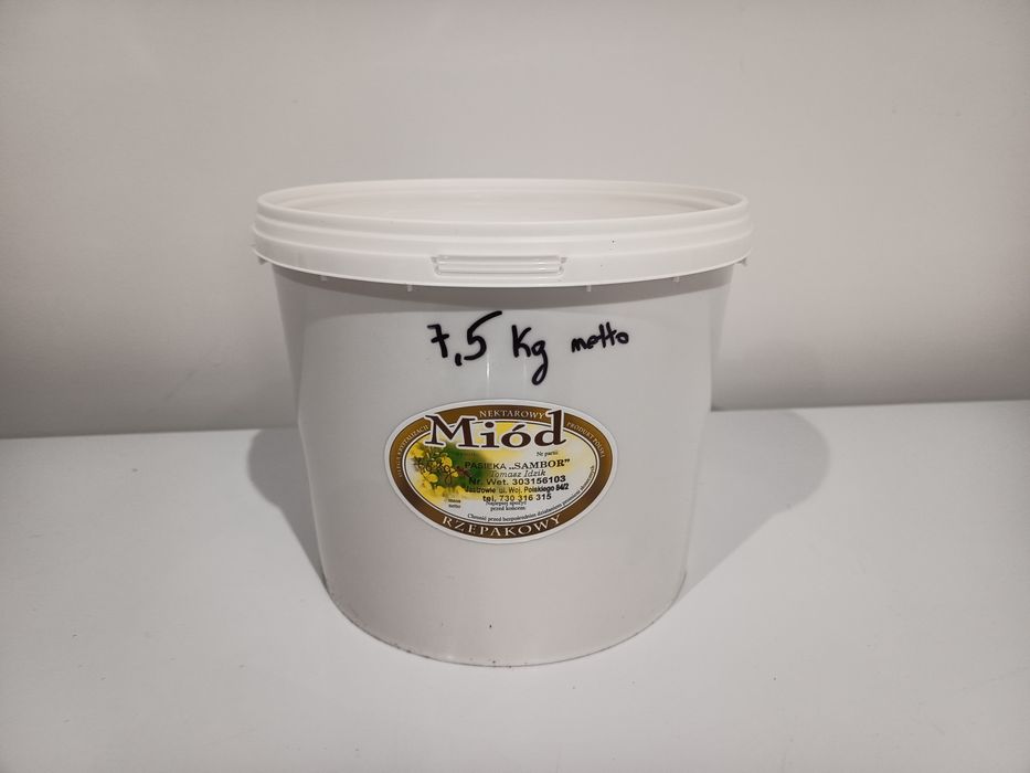 Miód rzepakowy miodek pszczoły miód pyłek pszczeli