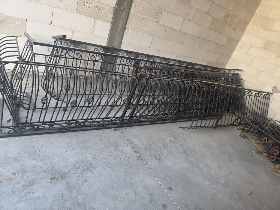 Barierki balustrady balkonowe kute