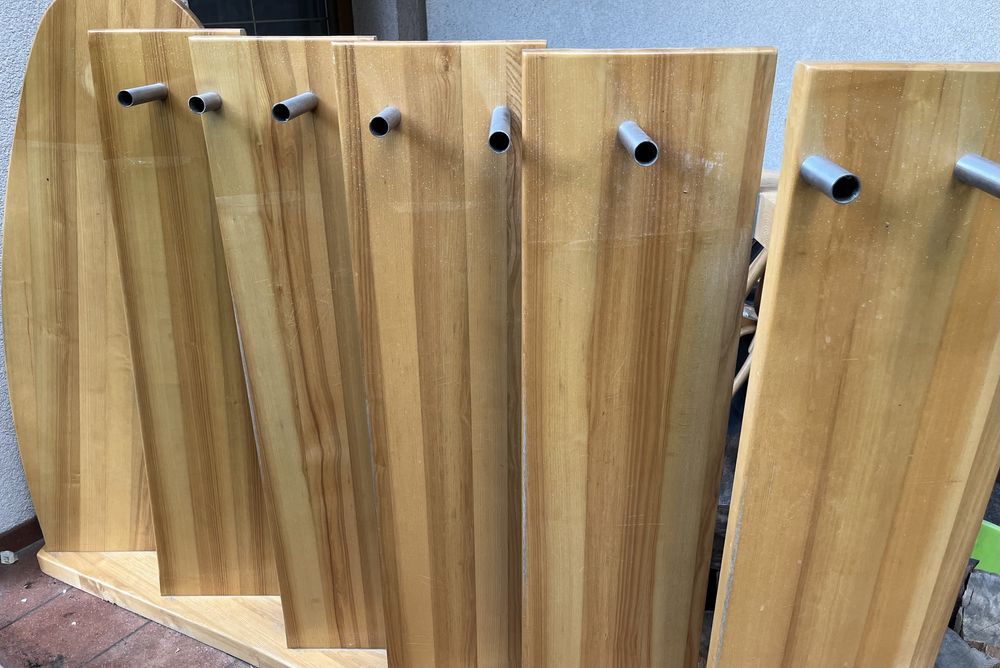 Balustrada ze schdow drewnianch