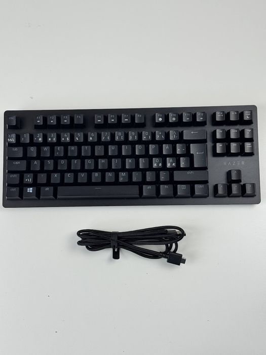 Дротова клавіатура Razer Huntsman Tournament Edition US Layout Black (без цифрового блоку, оптико-механічні клавіши, з підсвіткою)
