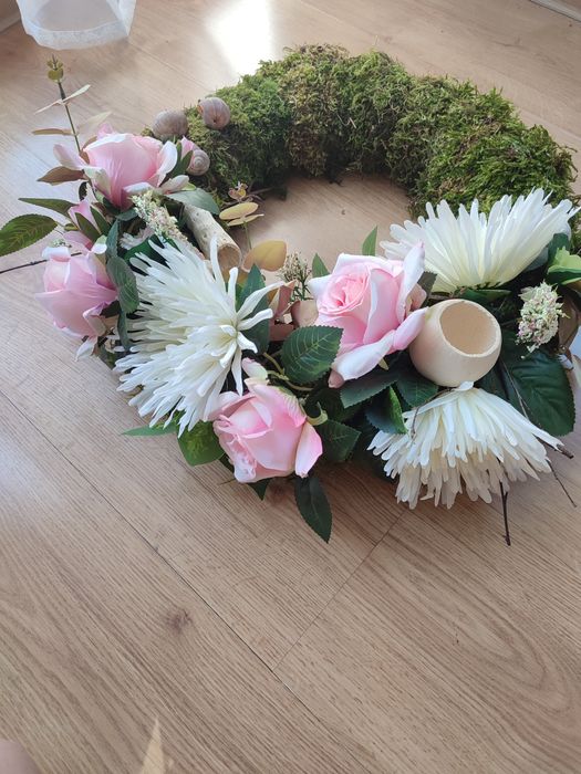 Zestaw na cmentarz  w stylu naturalnym