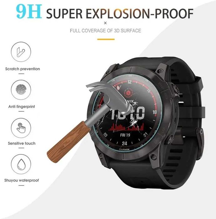 Szkło ochronne na zegarki Garmin