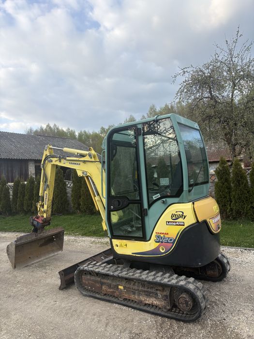 Minikoparka koparka gąsienicowa Yanmar SV20 (Sv22)super stan 3 lyzki 2700mth jcb kubota takeuchi