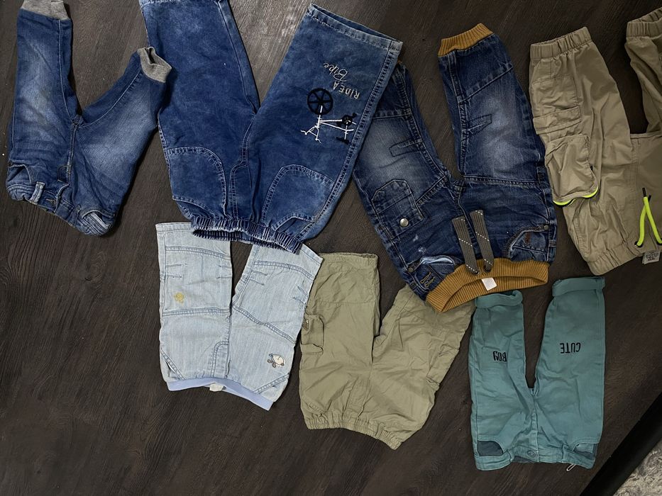 Джинси та джонери на хлопчика лот 74-80