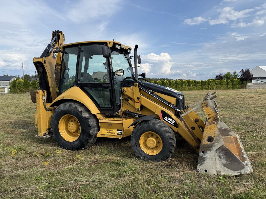 Cat 428e caterpillar 3 lyzki  koparko ladowarka cat jcb