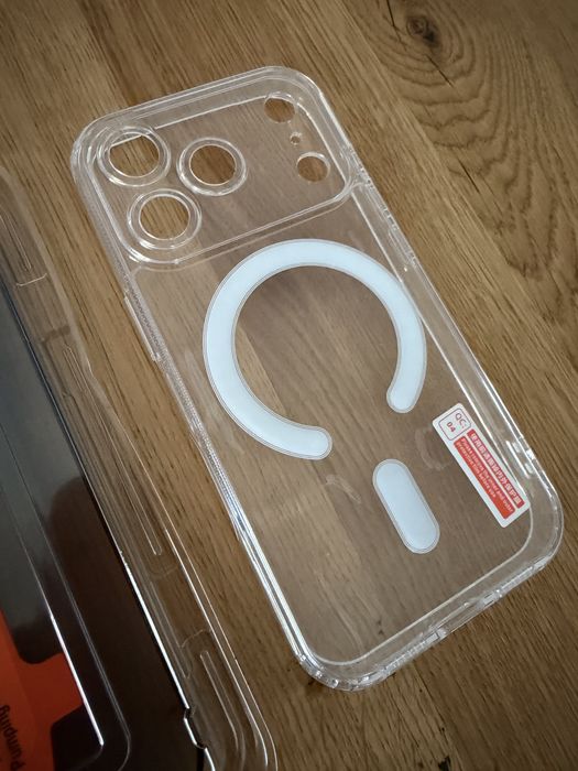 iPhone 17 Pro Air Etui Magsafe plus Szkło hartowane, Folia obiektywu!