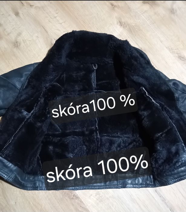 Kożuch naturalny dziecięcy vinted '80 '90 4 lata