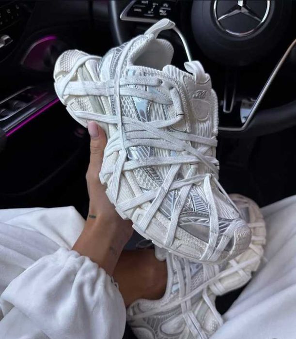 (БЕЗ ПЕРЕДОПЛАТИ)Balenciaga 3XL Extreme Lace баленсіага 3 ікс ель біла